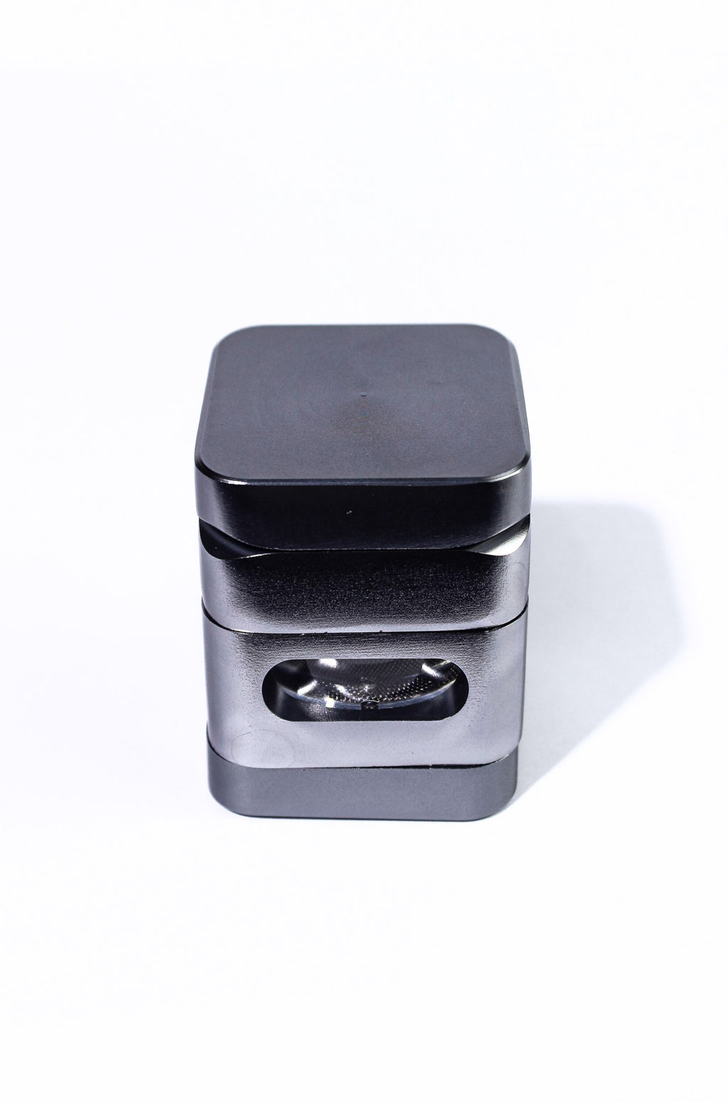 Silver square 4pc grinder