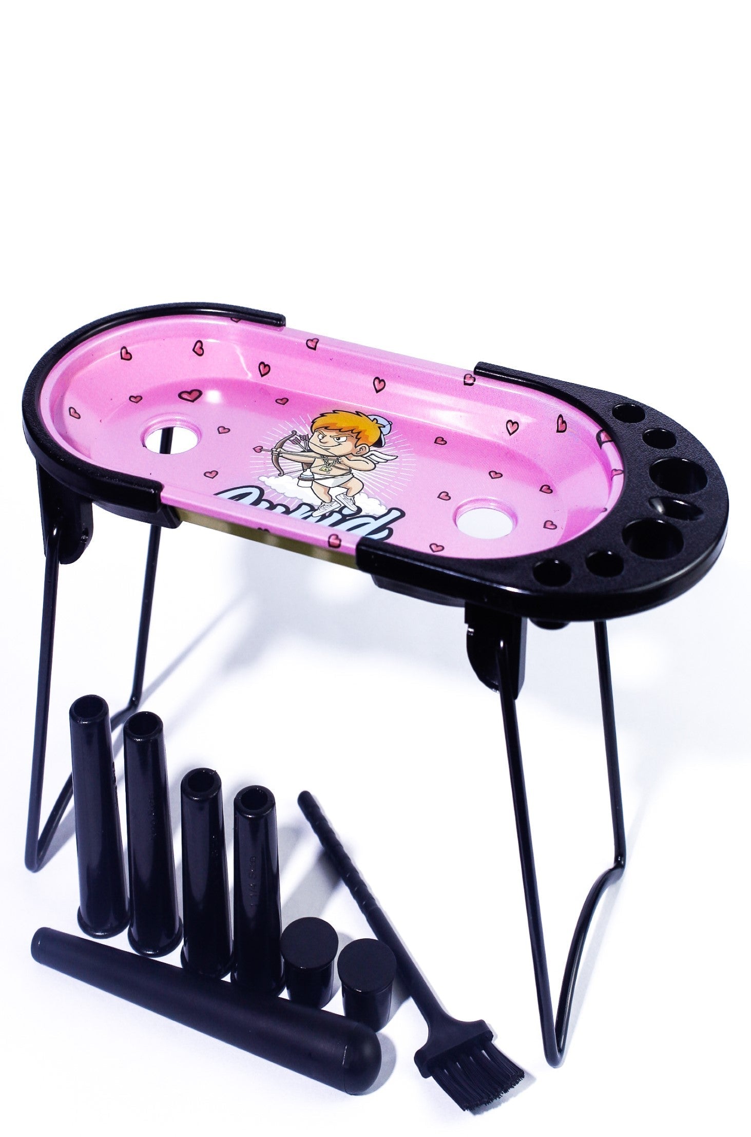 Pink angel console tray