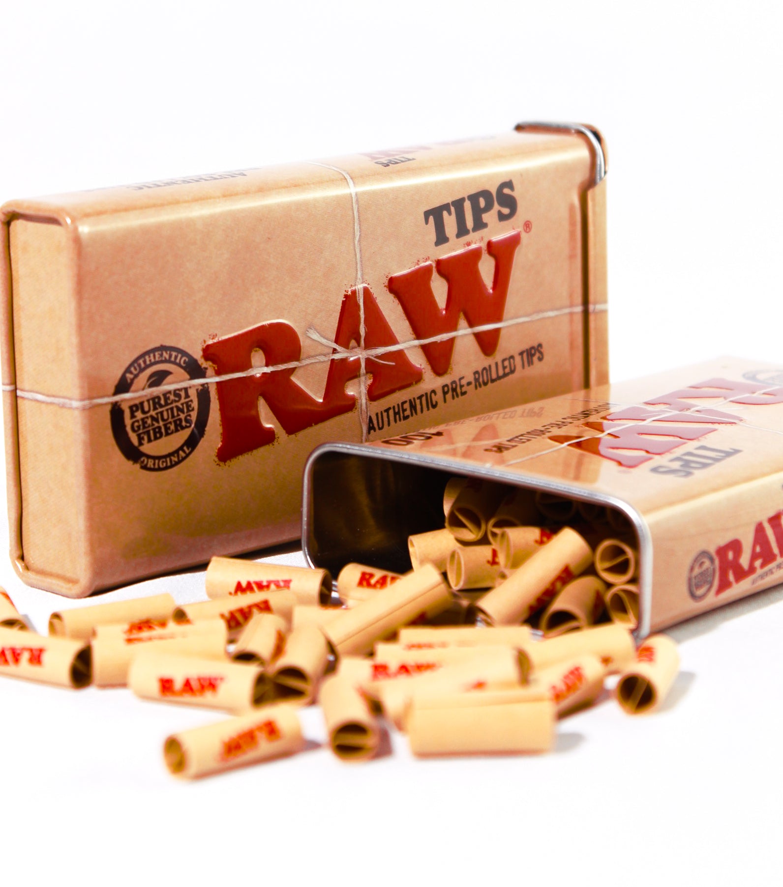 Raw tips tin